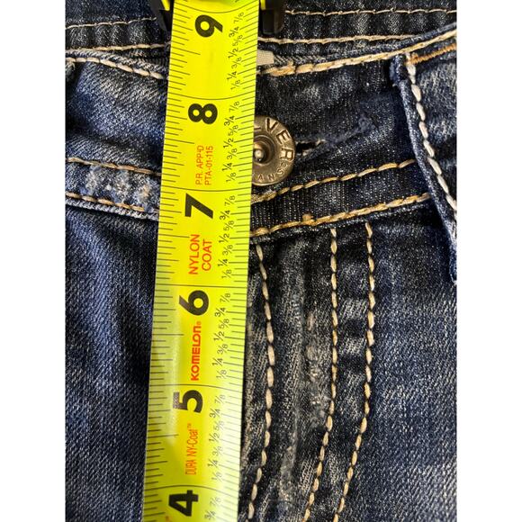 Silver Suki Surplus Jeans Women’s Sz 28/32 - Boot Cut, Medium Wash, Faded & Worn - Picture 9 of 11